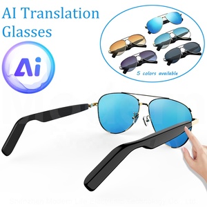 Gafas de audio inteligentes profesionales con soporte de traducción de voz en tiempo real para múltiples idiomas de todo el mundo - Product Image 1