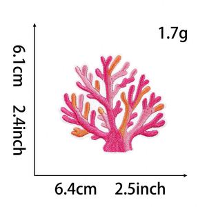 Patch thermocollant en tissu brodé de sequins, motifs été, plage, surf, lunettes de soleil, corail, pieuvre, serviette - Product Image 4