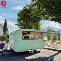 Caravane bar vintage remorque alimentaire cuisine mobile restauration bus chariot alimentaire café location remorque donut à vendre