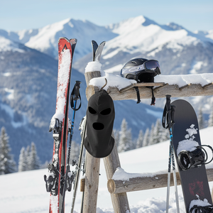 Balaclava Nik Ski <span class=keywords><strong>Masque</strong></span> coupe-vent en velours uni à trois trous, <span class=keywords><strong>masque</strong></span> de <span class=keywords><strong>moto</strong></span> à visage ouvert, <span class=keywords><strong>masque</strong></span> chaud pour le visage entier - Product Image 2