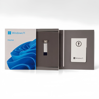 Windows 11 Home FPP USB - Pack complet - Activation 100% en ligne - Win 11 Home USB avec carte-clé - Système d'exploitation multilingue