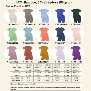 Conjuntos de Roupa de Bambu para Bebês e Crianças Fabricante de Conjuntos de Roupa para Meninas e Meninos Verão <span class=keywords><strong>2025</strong></span> Roupas Infantis no Atacado - Product Image 2
