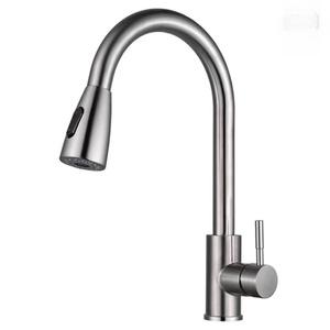 Rubinetto da <span class=keywords><strong>cucina</strong></span> estraibile in acciaio inossidabile <span class=keywords><strong>nero</strong></span>, moderno, monocomando, per lavello, acqua calda e fredda, montaggio su piano - Vendita calda - Product Image 3