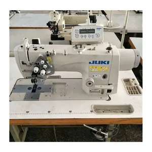 Jukis-máquina de coser de punto de bloqueo de doble aguja, LH3568A-7, semiseca, con dispositivo tangent automático