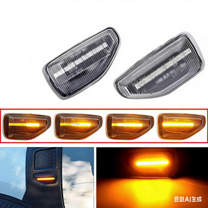 Luz LED Dinámica Secuencial para Marcador Lateral de <span class=keywords><strong>Dacia</strong></span> Logan Sandero <span class=keywords><strong>Duster</strong></span>, Lámpara de Señal de Giro Fluida - Product Image 2