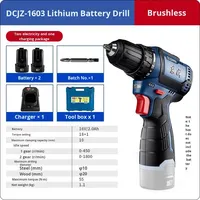 Perceuse à percussion sans fil lithium-ion 16V haute puissance la plus vendue, visseuse électrique à couple réglable - OEM