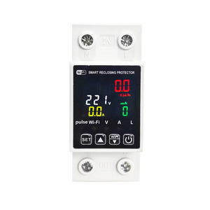 Interruptor <span class=keywords><strong>de</strong></span> Circuito Inteligente Wifi Tuya <span class=keywords><strong>de</strong></span> 63A y 220V, Temporizador 1P+N, Protector <span class=keywords><strong>de</strong></span> Sobretensión y Fuga a Tierra con Medidor <span class=keywords><strong>de</strong></span> kWh - Product Image 6