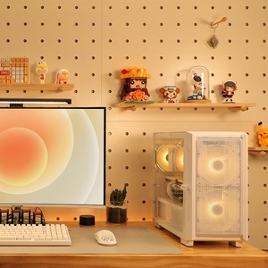 OEM Tempered Glass trường hợp X99 + 3060M chơi game PC trường hợp ATX chơi game máy tính để bàn máy tính trường hợp xây dựng lại máy tính để bàn chơi game PC trắng PC tủ - Product Image 6