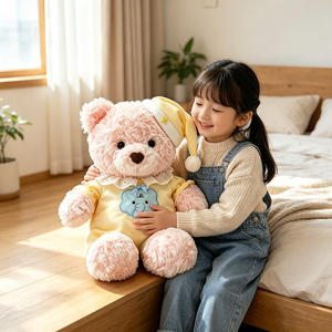 Wholesale Kawaii Teddy Bear Stuffed Animal Plush Toy Kids Bedtime Soothing Comfort Gift Bedroom Decor &amp; Baby Shower <strong>Present</strong> - Product Image 3