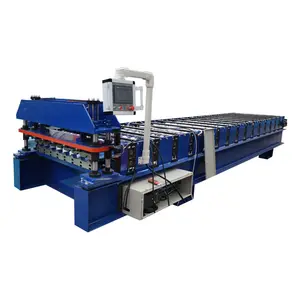 Galvanized steel metal roofing sheet manufacturing making machine production line automatic