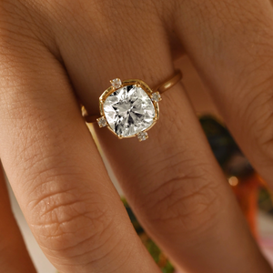 925 Silver Lab made Diamond Open Circle Stud Pendientes Hecho a mano Producto a granel para mujeres y hombres Regalo - Product Image 3