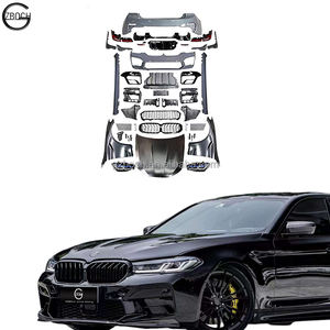 Kit de carrosserie GZBOCH pour <span class=keywords><strong>BMW</strong></span> série 5 G30 G38 <span class=keywords><strong>F90</strong></span> 530i <span class=keywords><strong>520i</strong></span> 525i 540i mise à niveau 2022 M5 pare-chocs de voiture, pare-chocs de capot, ailes, phares, feux arrière - Product Image 1