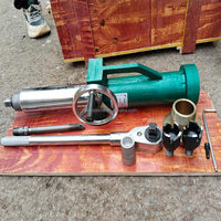 Machine à tarauder manuelle 3/4 "-2" pour projet de pipeline de pétrole et de gaz