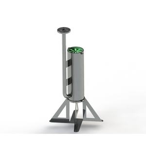 Aérateur de traitement des eaux usées Upwell Cyclone avec acier SUS304, capacité de 2500 L/heure pour utilisation agricole - Product Image 1