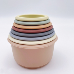 8 Chiếc Có Số & Mẫu Xếp Chồng Cốc Đồ Chơi Xây Dựng Cho Bé, Cốc Lồng Trẻ Mới Biết Đi - Product Image 1