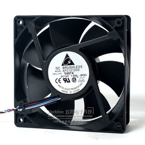 Delta AFC1212DE 120x120x38mm 12V 1.6A DC Brushless Fan <b>Computer</b> <b>Case</b> Cooling - Product Image 2