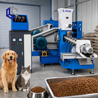 Machine à granulés d'aliments pour poissons à prix d'usine, ligne d'extrusion, machine à souffler les aliments pour chats et chiens