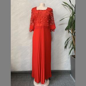 Longues Robes Africaines pour Femme, Vêtement Africain au Design <span class=keywords><strong>Bazin</strong></span>, Dentelle Plissée, Fleurs <span class=keywords><strong>en</strong></span> Trois Dimensions, Paillettes, <span class=keywords><strong>Robe</strong></span> Dashiki - Product Image 2