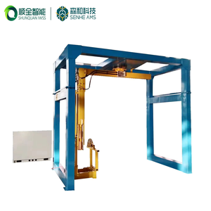 Macchina Avvolgitrice Rotativa Avanzata per Materiali da Costruzione e Imballaggio di Prodotti in Acciaio - Product Image 1