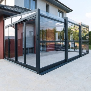 Cầu vỡ Hợp kim nhôm phòng tắm nắng cách âm sân ban công Cách Nhiệt Nhà kính chống mưa cho biệt thự hàng đầu mặt trời cường lực - Product Image 2