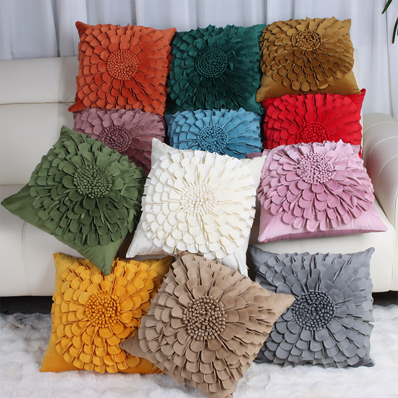 Jiuyi High Quality 3D Lotus Pillow