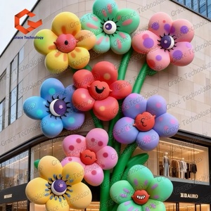 Modelo de Flor Inflable de Grado Comercial, Decoración de Flores Inflables Coloridas de Tulipán, Margarita y Rosa para Decoración de Parques Temáticos - Product Image 6