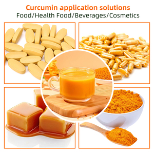 Curcumina de Alta Gama 60%, Extracto de Raíz de Cúrcuma en Polvo, Certificado Halal, Probado por <span class=keywords><strong>HPLC</strong></span>, 1 kg, Extracto de Cúrcuma en Polvo - Product Image 4