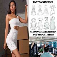 Fabricant de vêtements OEM : Production personnalisée complète et service d'échantillonnage pour les vêtements féminins, marque propre