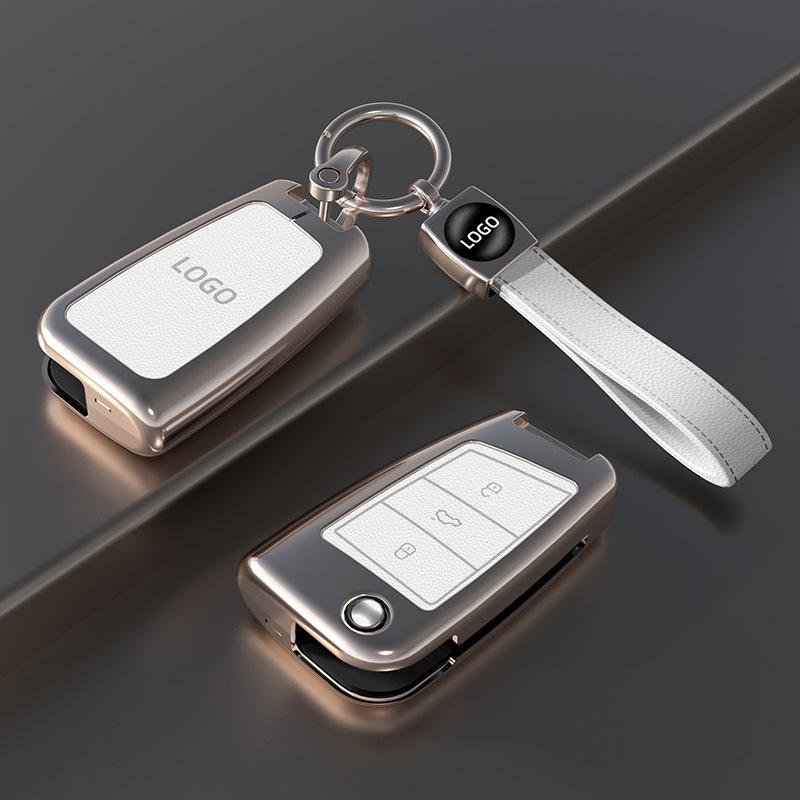 B ฝาครอบกุญแจสีขาวพร้อมสายคล้องข้อมือ