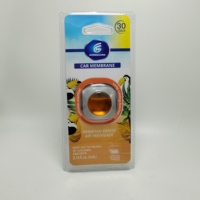 Diffuseur de parfum de voiture liquide à huile initiale moderne de 8ml Désodorisant en papier coloré de haute qualité Cadeau vaporisateur écologique