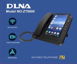 <span class=keywords><strong>Teléfono</strong></span> Empresarial Android con Pantalla Táctil de 7 Pulgadas DLNA, <span class=keywords><strong>Teléfono</strong></span> Fijo Inalámbrico GSM 4G con 1 Año de Garantía para Oficina y <span class=keywords><strong>Hogar</strong></span> - Product Image 2