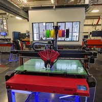 Machine d'imprimante 3D numérique industrielle de grande taille utilisée avec la technologie FDM Caractéristiques de bricolage pour l'extrudeuse de buse de base des industries agricoles