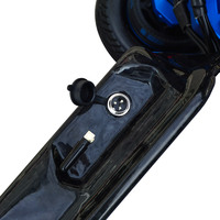 Planche à roulettes électrique programmable Flipsky Top Speed, durable, en fibre de verre, noire, écologique, avec éclairage