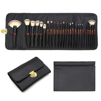 Ensemble de 26 pinceaux de maquillage professionnels de haute qualité en fibres synthétiques, pinceaux pour les yeux en bois, silicone et plastique, pour cosmétiques, pinceau à raser