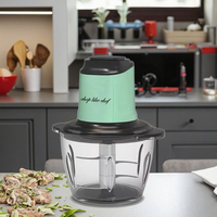 1.5L Mini électrique maison cuisine robot culinaire puissant mélangeur hachoir à viande hachoir à légumes pour un usage domestique Restaurant