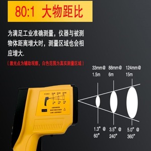 Tekmann Infrared <b>Thermometer</b> TM950D High Temperature Industrial Laser Targeting 200 2600 C Non Contact Temperature Gun - Product Image 4