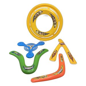 Juego de Discos Voladores Coloridos |   Boomerangs Seguros y Duraderos para Niños |   Perfecto para la Diversión al Aire Libre - Product Image 2