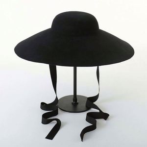 Ladies Wide Brim Wool Fedora Hat - Product Image 2