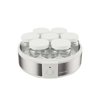 Yaourtière Électrique Mini Automatique avec Contrôle Tactile et Minuteur, Écologique, Facile à Utiliser pour Smoothies et Glaces