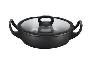 Casseroles en aluminium moulé sous pression de haute qualité, revêtement antiadhésif, série CURVED EARS, design exquis et dernier cri, noir profond - Product Image 2