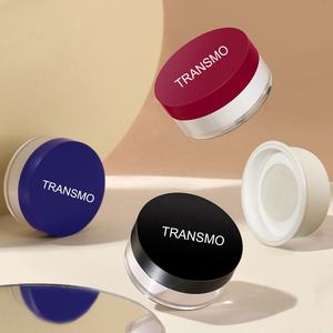 Estuche para polvos sueltos, polvos fijadores y polvos de acabado, estuche transparente para borlas de maquillaje, tarros cosméticos con malla protectora - Product Image 6