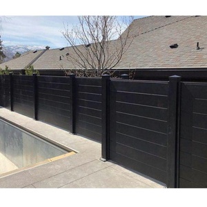 <span class=keywords><strong>Pannelli</strong></span> di Recinzione da Esterno in Alluminio di Design Moderno H70cm Recinzione Personalizzata in WPC Cancello Scorrevole Motorizzato Recinzione Frangivista da 70cm - Product Image 5