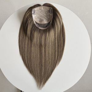 Ready to Ship YF-2346 #SBB 5x6.5 Virgin Russian Hair Loss Silk Base <b>Toupee</b> Closure - Product Image 2