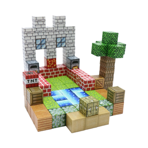Meilleures ventes 2026 - Ensemble de blocs magnétiques My World - Cubes Pixel - Jouets sensoriels STEM pour enfants de 3 à 12 ans - Certifié CPC GCC - Product Image 2
