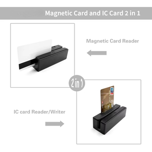 Lecteur de cartes magnétiques, lecteur/graveur de cartes IC, USB Plug and Play pour contrôle d'accès, <span class=keywords><strong>carte</strong></span> IC VIP - Product Image 3