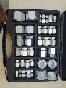 Áp lực cao jic phụ kiện thủy lực 2404/1jn thép carbon nam jic để nptf 37 bùng Phụ Kiện Thẳng SAE thủy lực Adapter - Product Image 6