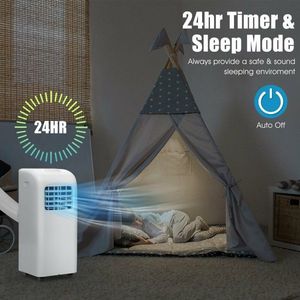 Climatiseur portable <span class=keywords><strong>8000</strong></span> BTU, fonction déshumidificateur, refroidissement uniquement, télécommande, jusqu'à 298 pieds carrés - Product Image 5