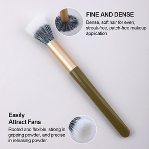 Brocha de Maquillaje de Precisión para Detalles Faciales, con Cerdas de Nylon y Mango de Plástico, para Delineado y Corrector, OEM - Product Image 4