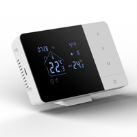 Termostato de calefacción y refrigeración inalámbrico Beok RF para sistema hidrónico