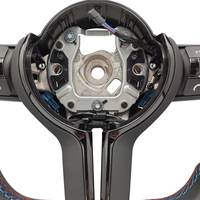 Avec insert noir Fond plat Volant M Sport Volant Volant pour BMW F10 F20 F22 F30 F31 M3 F80 F82 M5 F90 E70 E71 E90 E92